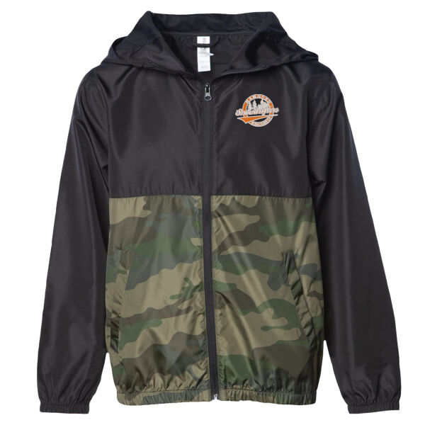 Independent Trading Co. Youth Lightweight Windbreaker Full-Zip - Embroidered Logo Thumbnail