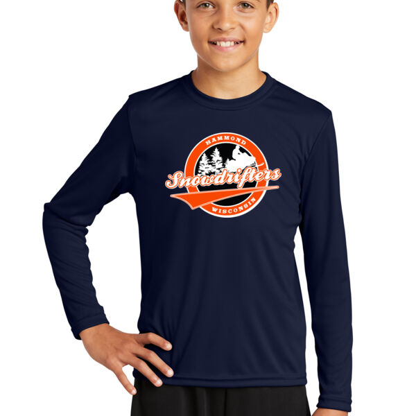 Sport-Tek Youth Long Sleeve PosiCharge Competitor Tee - Printed Logo Thumbnail