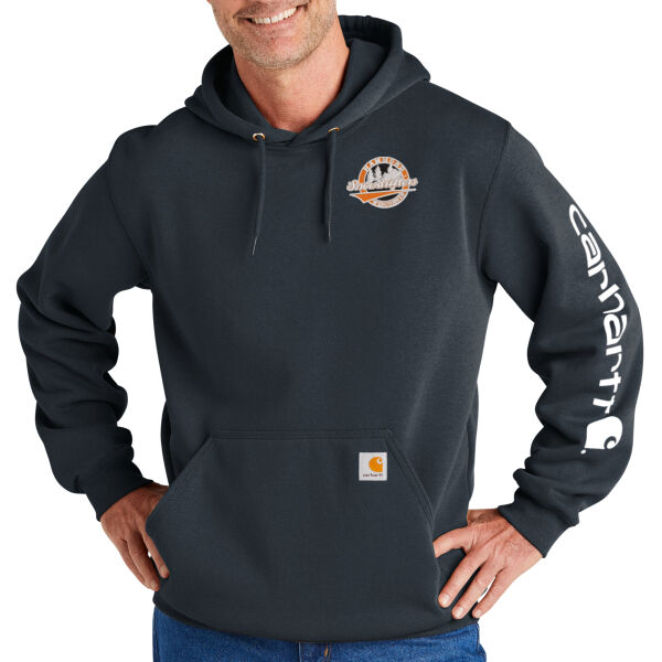 Carhartt Midweight Hooded Logo Sweatshirt - Embroidered Logo Thumbnail