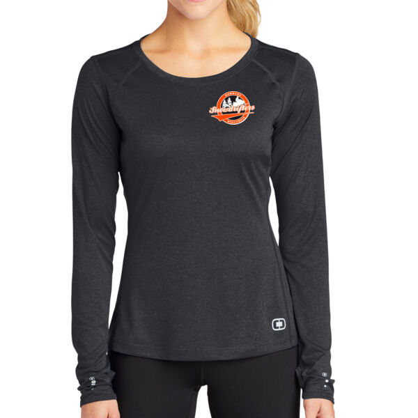 OGIO Endurance Ladies Long Sleeve Pulse Crew - Printed Logo Thumbnail