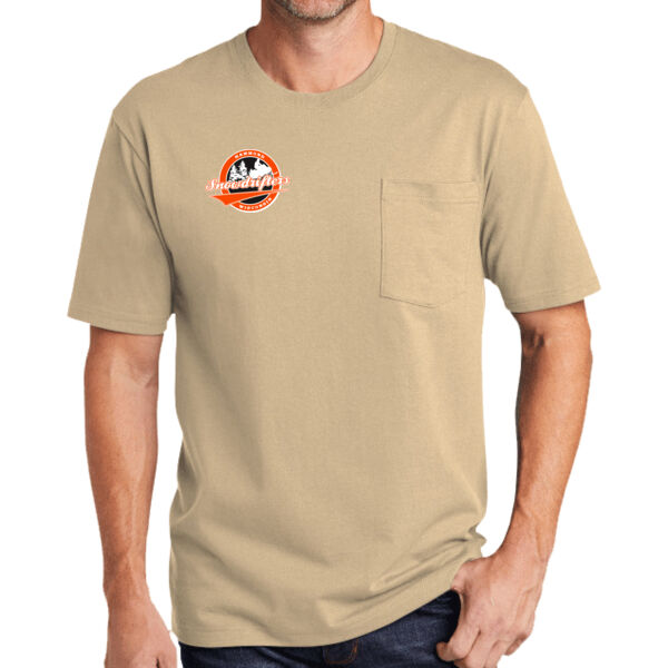 CornerStone WorkWear Pocket Tee -  Printed Logo Thumbnail